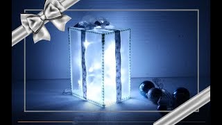 DIY PACCO REGALO LUMINOSO 🎁 CHRISTMAS GIFTS amp DECORATIONS [upl. by Assiroc]