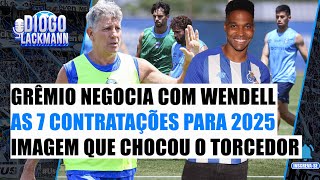 GRÊMIO ABRE CONVERSAS COM WENDELL JOGADOR GANHARÁ 2° CHANCE ATÉ 7 REFORÇOS ESPERADOS UM NOVO TIME [upl. by Richter]