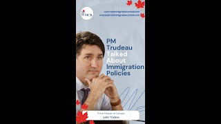 Canadian Prime Minister Trudeu Speaks on Recent Immigration Decisions [upl. by Tiras]