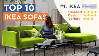 Top 10 IKEA Sofas Of The Year  Reviewing the Most Popular Models 2022 Update [upl. by Gomar]