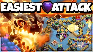 The Easiest TH13 Legend League Attack Explained Clash of Clans [upl. by Tengler]