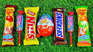 ASMR LOLLIPOP ICE CREAM Unpacking Kinder BIG Surprise eggs AND Lollipops Chocolate Sweets [upl. by Nnylg258]