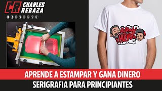 ✅ COMO ESTAMPAR POLOS con PAPEL y SERIGRAFIA para PRINCIPIANTES  GANA DINERO CON ESTAMPADOS [upl. by Retrac]