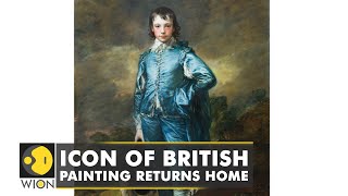 Thomas Gainsboroughs famous painting ‘Blue Boy’ returns to UK after spending a century in the US [upl. by Alomeda]