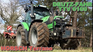 DeutzFahr Agrotron TTV 6160  Horsch Terrano 3FX  Grubbern 2020  DeutzDonner [upl. by Nabroc]