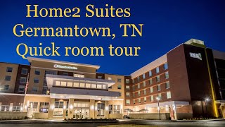 Home2 Suites Germantown Memphis TN quick room tour February 2023 [upl. by Inaluiak]