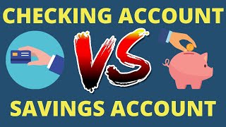 Checking vs Savings Accounts [upl. by Yhtamit]