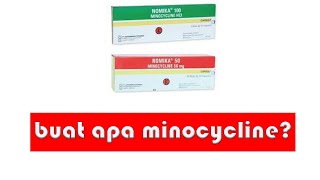 MANFAAT MINOCYCLINE  ANTIBIOTIK JERAWAT  SIFILIS GONORE URETRITIS NON GONORE PERIODONTITIS [upl. by Sisto]