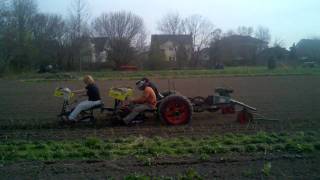 Transplanting onions at the Balanced Harvest Farm [upl. by Nyleak768]