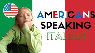 Americans Speaking Italian  GINEVRA IORIO [upl. by Polik]