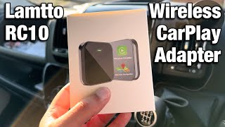 Lamtto RC10  Wireless Apple Carplay Adapter [upl. by Jannery]