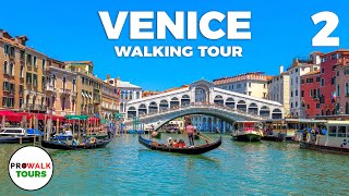 Venice Italy Walking Tour PART 2  4K 60fps  with Captions [upl. by Akehsay]