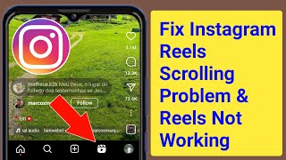 Fix Instagram Reels Scrolling Problem 2024। Instagram Reels Not Working amp Scroll Down Problem Solve [upl. by Cherye926]