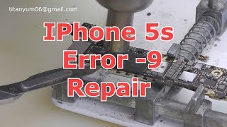 iPhone 5s Error 9 Repair [upl. by Reifinnej]