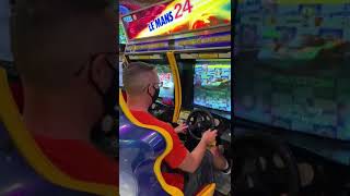 Le Mans 24 arcade game still works [upl. by Ahsenal843]