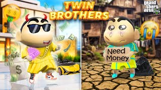 Shinchan Met His Rich Twin Brother In GTA 5 [upl. by Yseulta143]