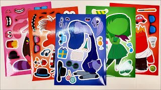 ASMR Decorate with Sticker Book The Inside Out  P2 [upl. by Eleph450]