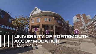 University of Portsmouth Accommodation Tour Harry Law [upl. by Enneiluj]