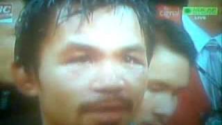 pacquiao interview after cotto fight [upl. by Eatnhoj]