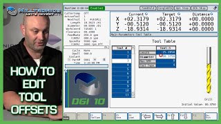Edit Your Tool Offset Page  Milltronics Tutorial [upl. by Enomar]