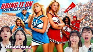 Koreans React To Cheerleading In America  𝙊𝙎𝙎𝘾 [upl. by Acirfa]