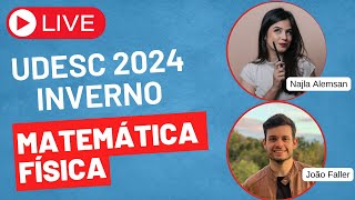 LIVE  Resolução Vestibular UDESC 2024 inverno [upl. by Ssidnak]