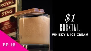 One Dollar Cocktail with Royal Stag Whisky  1 Cocktail  How to make Whisky Cocktail  Ep 15 [upl. by Auahsoj]