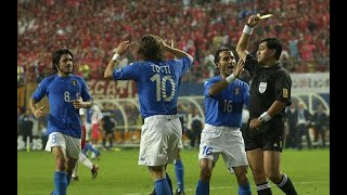 LA PARTITA PIÙ MALEDETTA DELLITALIA AI MONDIALI HD  Italia  Corea del Sud 2002 Bruno Pizzul [upl. by Nevai]