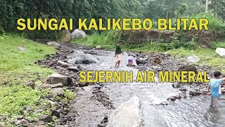 SUNGAI KALIKEBO BLITAR NATURAL TANPA SAMPAH [upl. by Sitoel835]