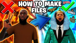 HOW TO MAKE FILES ON NBA2K21 TUTORIAL HOW TO MAKE CUSTOMEVENT FILES STEP BY STEP FULL TUTORIAL [upl. by Acker]