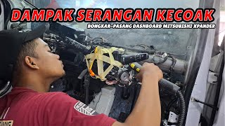 GARAGARA KECOA Cara Bongkar Dashboard Mitsubishi Xpander dengan aman Projek Salon Interior [upl. by Adamik]