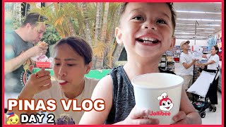 SHOPPING FOR NOCHE BUENA FIRST JOLLIBEE THIS TRIP PINAS VLOG DAY 2 ❤️  rhazevlogs [upl. by Oaoj]