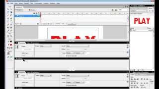 How to make a PLAY button in Macromedia Flash 8 [upl. by Uyekawa755]