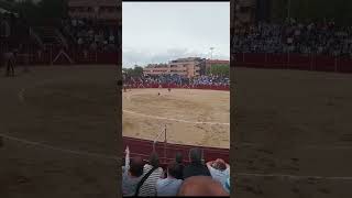 Toros en las Fiestas de Majadahonda 2023 buen ambiente y diversión en la plaza de Las Erillas [upl. by Minna]