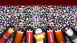 WORLD RECORD MASS SLITHERIO SERVER  Slitherio Gameplay  Hacking Slitherio Hack  Mods [upl. by Guttery]