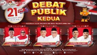 LIVE DEBAT PUBLIK KEDUA PASANGAN CALON WALIKOTA DAN WAKIL WALIKOTA DUMAI TAHUN 2024 [upl. by Olia]