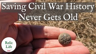 Metal Detecting Adventure New Permission Reveals MORE Civil War Relics [upl. by Nednil]