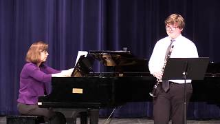 Lindbergh High School Chamber Music Concert Clarinet Solo April 10 2018 [upl. by Reese478]