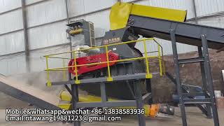 Wood sawdust processing linewood chipperampwood hammer mill [upl. by Eladnor]