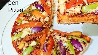 pan pizza recipe10 मिनट में बिना ओवन के पिज़्ज़ा रेसिपी tasty pizza recipe 🍕 [upl. by Acissj]