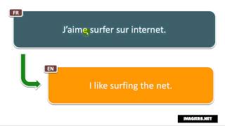 French pronunciation  J’aime surfer sur internet [upl. by Gnilhsa]