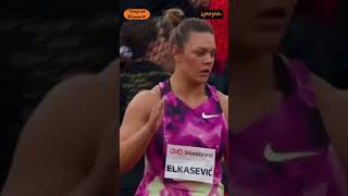 Sandra ELKASEVIĆ 🇭🇷❤️❤️ 2024 Bislett Games spopaW shorts athletics viral [upl. by Polard]