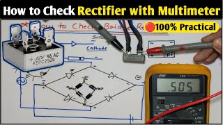 How to Check Bridge Rectifier [upl. by Lezley899]