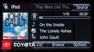 HowTo Display Audio with Entune®  Connect iPod®  Toyota [upl. by Aninahs]