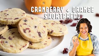 How to Make my Easy Cranberry amp Orange Shortbread Recipe [upl. by Eiro188]