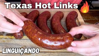 Como Fazer Linguiça Texana Apimentada Texas Hot Links [upl. by Nive130]