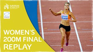 UNSTOPPABLE Schippers  Women’s 200m Final Zurich 2014 [upl. by Haletky]