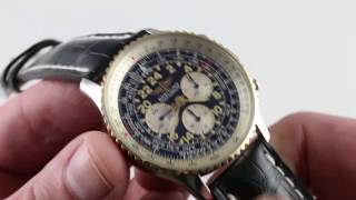 PreOwned Breitling Cosmonaute II D12023 Luxury Watch Review [upl. by Baerl]