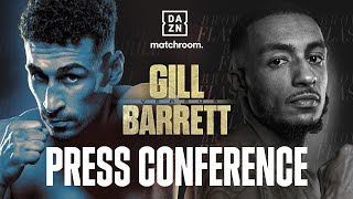 JORDAN GILL VS ZELFA BARRETT PRESS CONFERENCE LIVESTREAM [upl. by Zetrom]