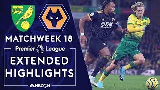 Norwich City v Wolves  PREMIER LEAGUE HIGHLIGHTS  122119  NBC Sports [upl. by Yespmed]